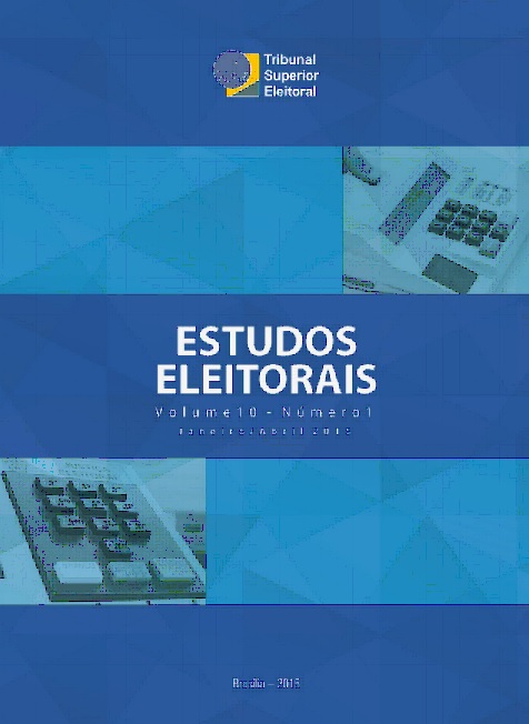 Estudos Eleitorais Volume 10 - Número 1