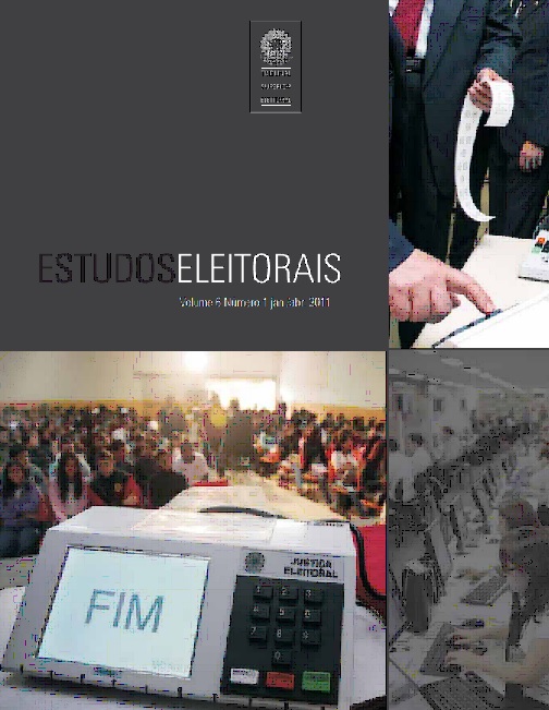 Estudos Eleitorais Volume 6 - Número 1