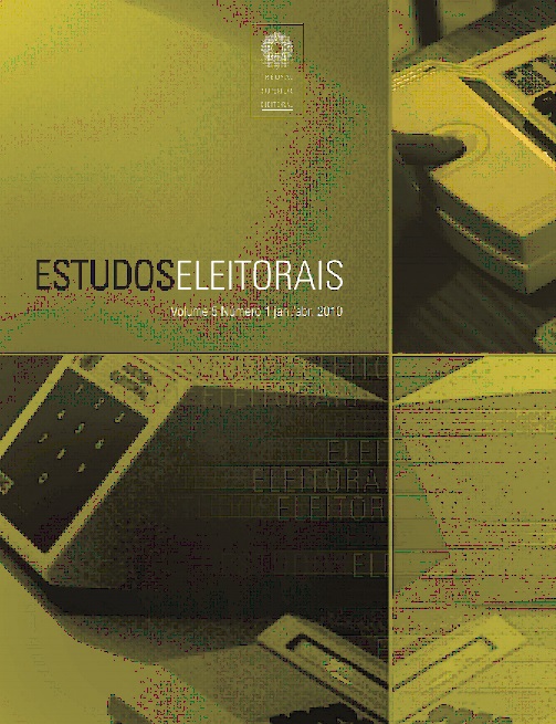 Estudos Eleitorais Volume 5 - Número 1
